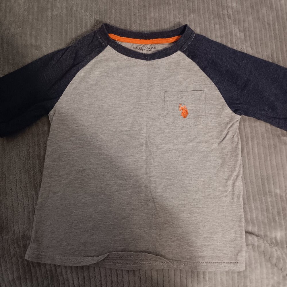 US Polo Assn Size 7 Boys Short Sleeved Tee